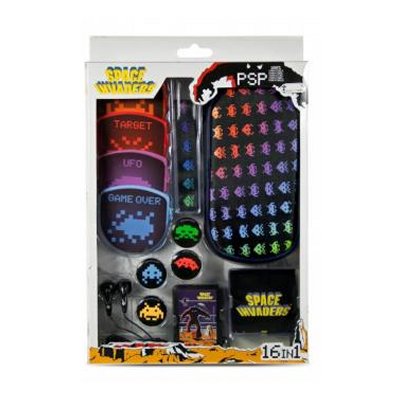 Indeca Kit 16 Accesorios Psp Space Invaders